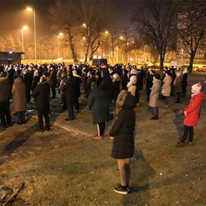 Biskup Šaško predvodio misu zornicu na svetkovinu Bezgrešnog začeća BDM u župi bl. Ivana Merza u Španskom